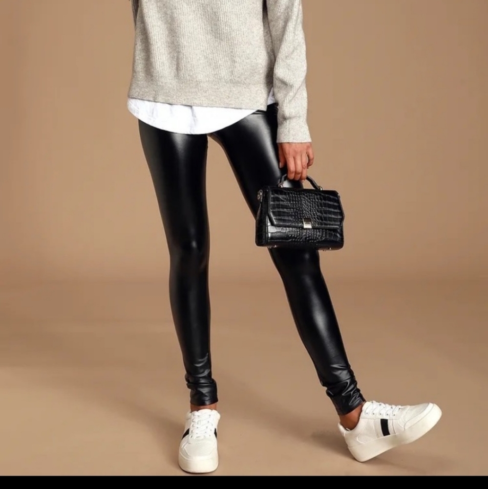 Leather lulu's leggings